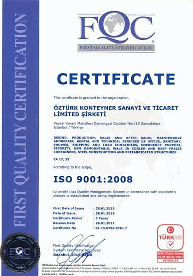 ISO 9001 -2008
